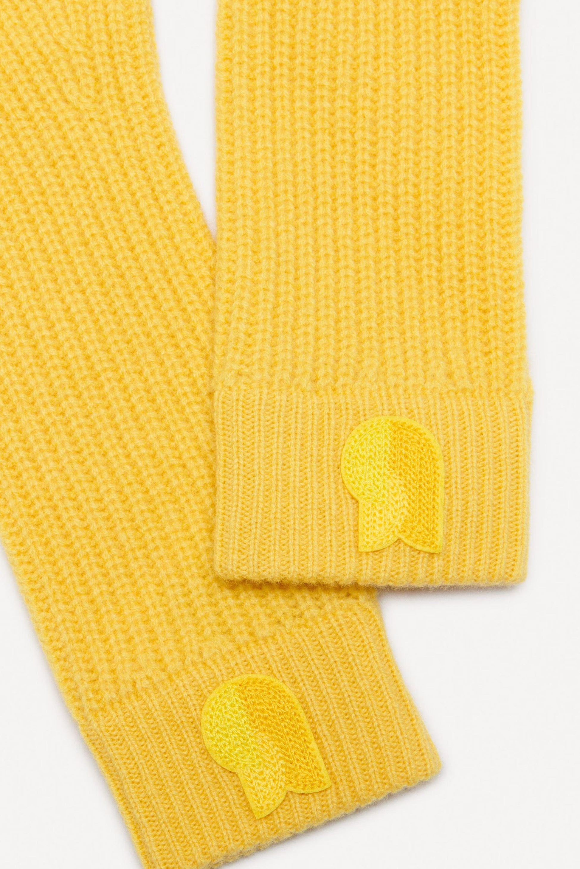 ba&sh Long Mittens Moon Yellow