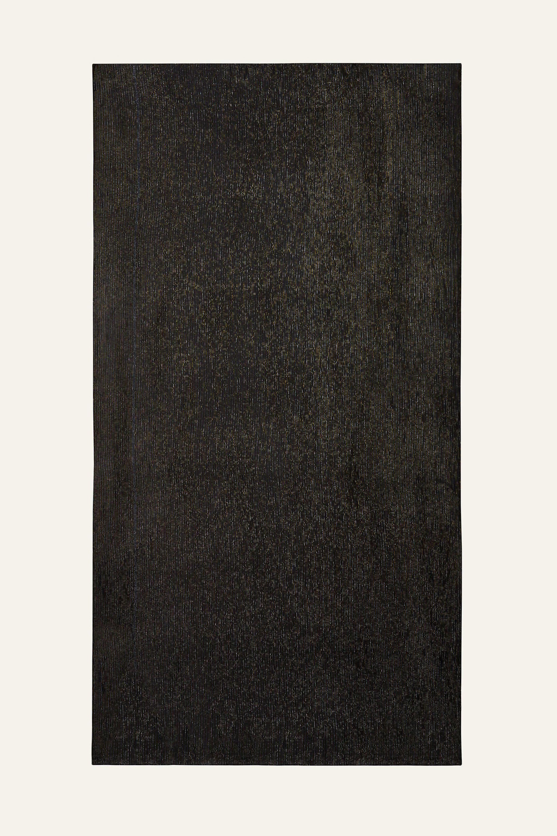 ba&sh Metallic Scarf Cloe Black