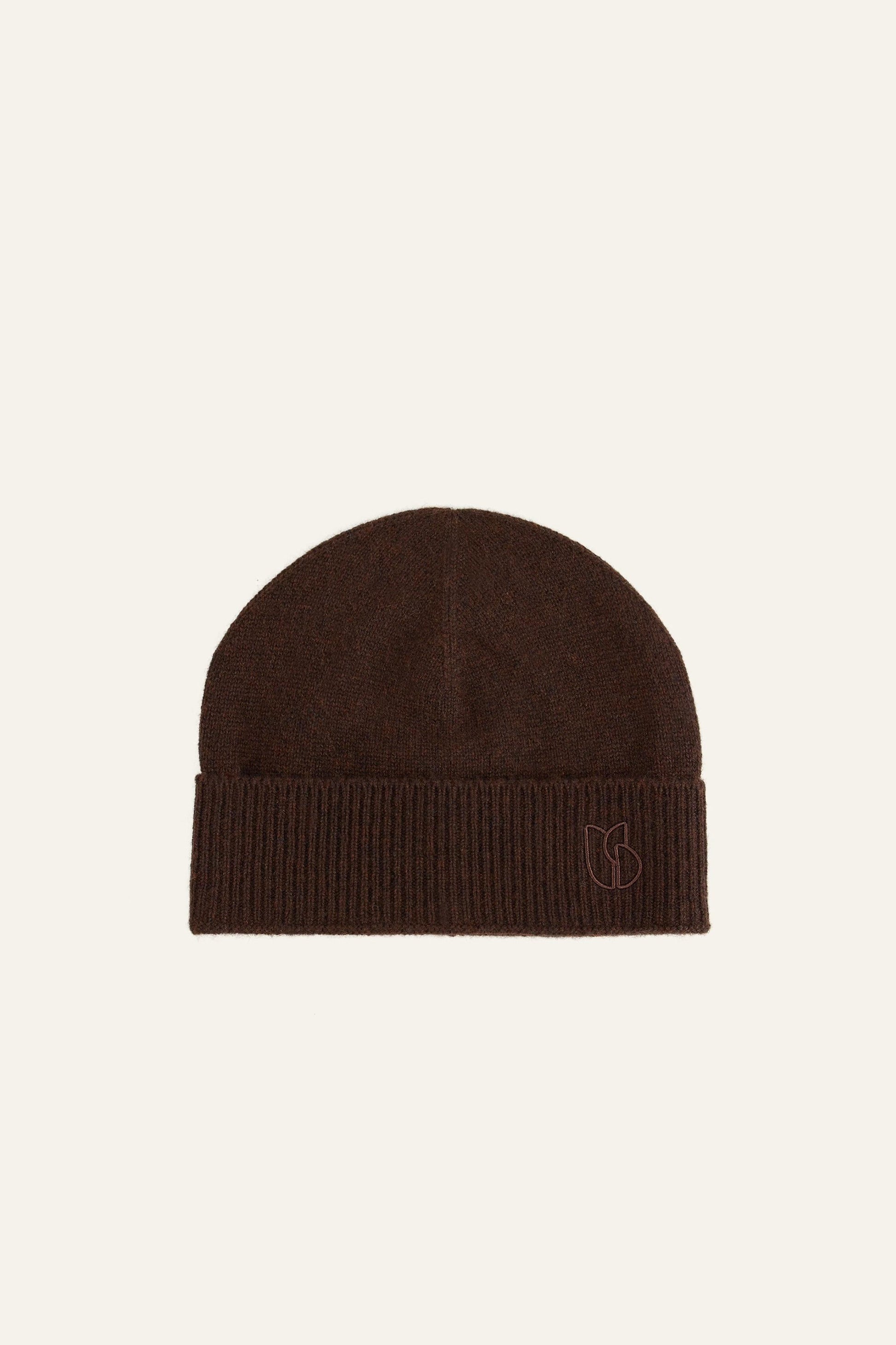 ba&sh Cashmere Beanie Hat Cobo Brown