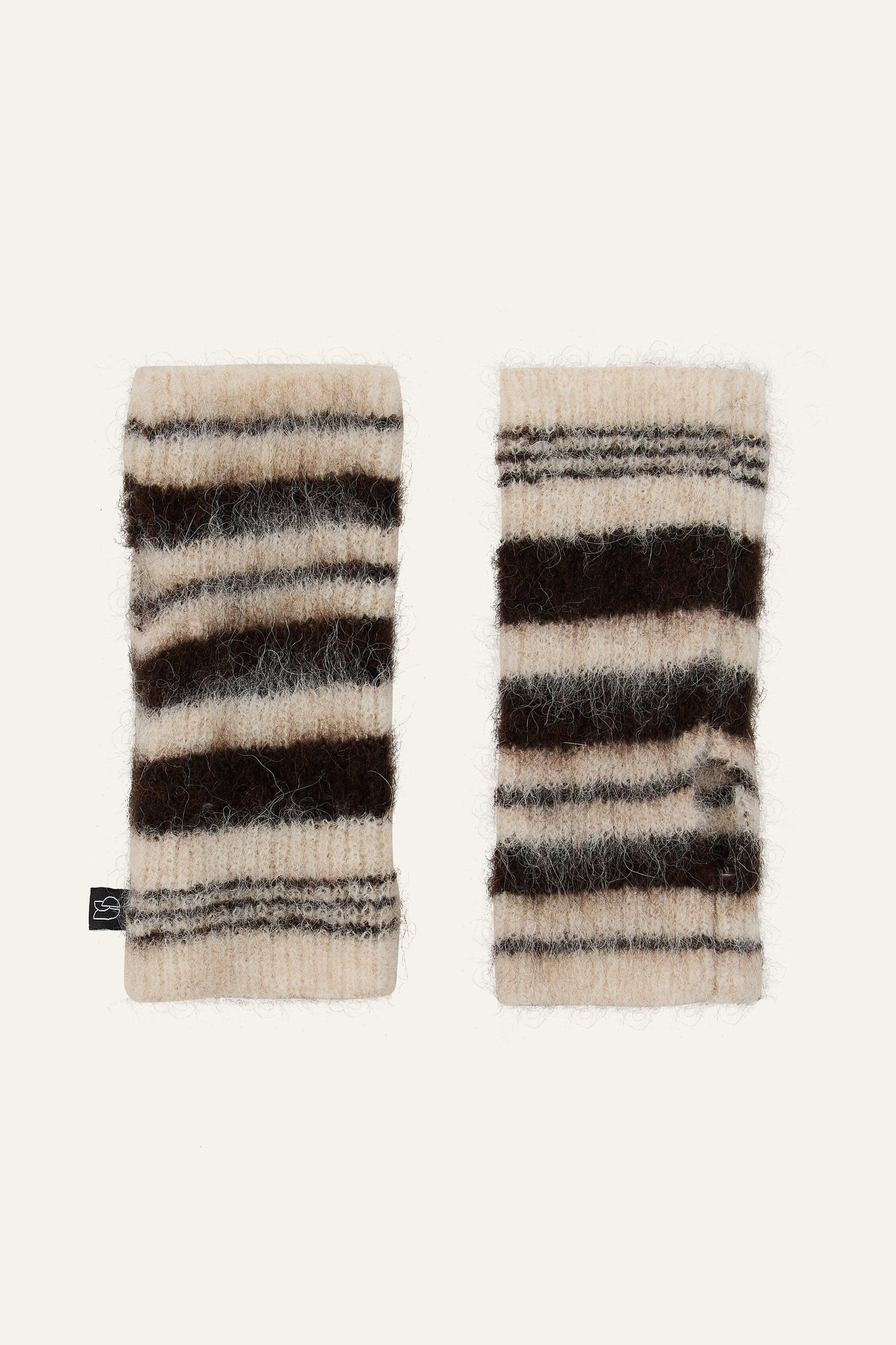 ba&sh Wool Mittens Shiva Brown