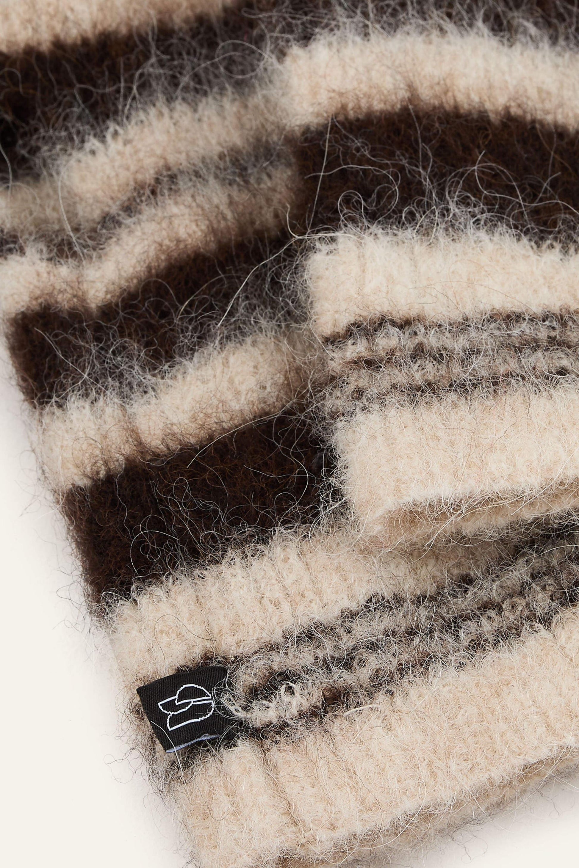 ba&sh Wool Mittens Shiva Brown